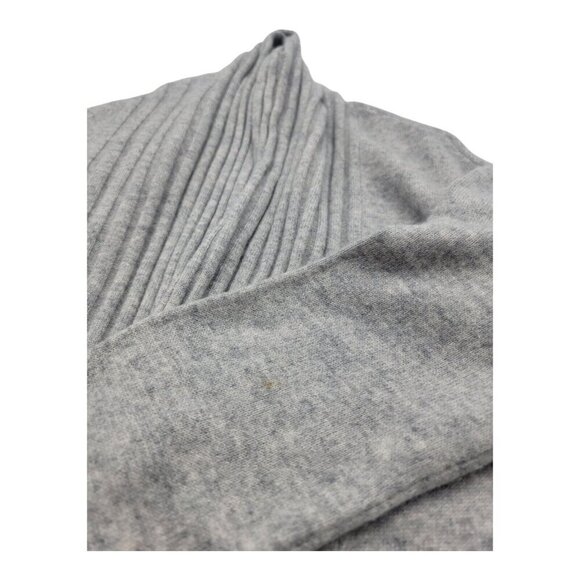 Naadam Sweater Womens S Gray Cashmere Cardigan Cable Knit Lagenlook Modest - Picture 7 of 10